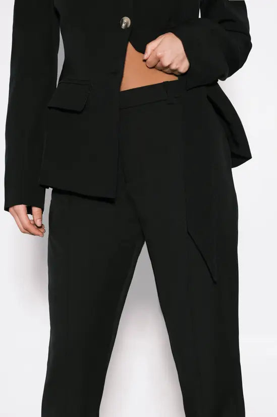 Boohoo Basics Tailored Flare Trouser
