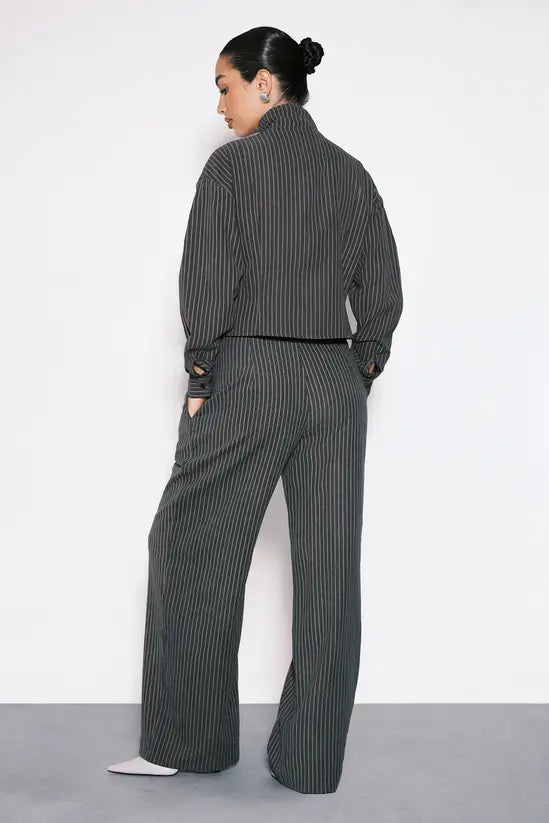 Peached Wide Leg Trousers